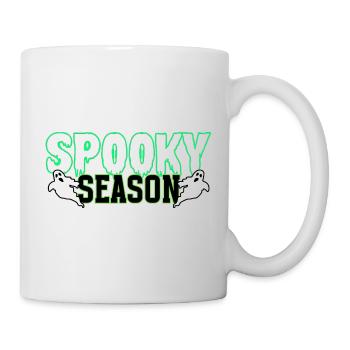 Spooky Season Geister Illustration - Tasse - Weiß - Rechts
