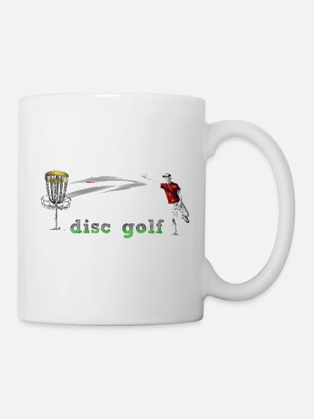 Disc Golf - Tasse - Weiß