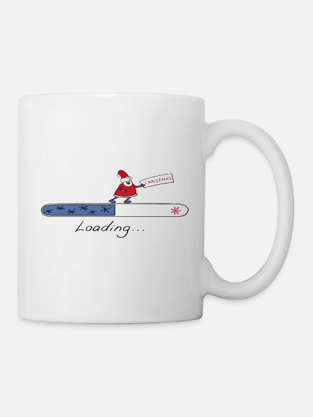 Christmas Loading - Tasse - Weiß