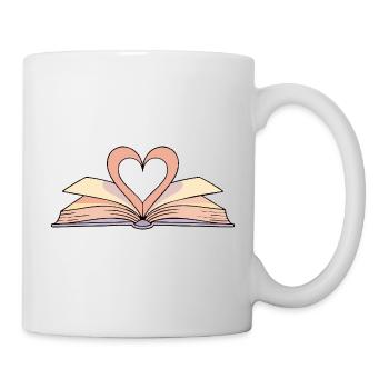 Love Reading Books - Mug - white - Right