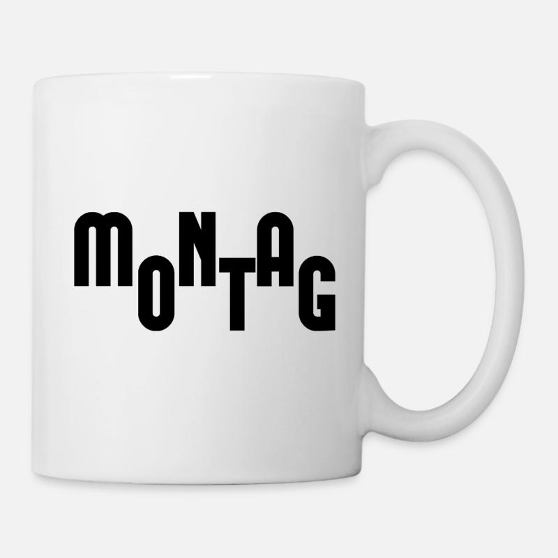 Monday Black/White - Mug - white