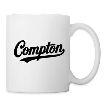 Compton Shirt Retro Vintage Old school Rap hip hop - Mug - white - Right
