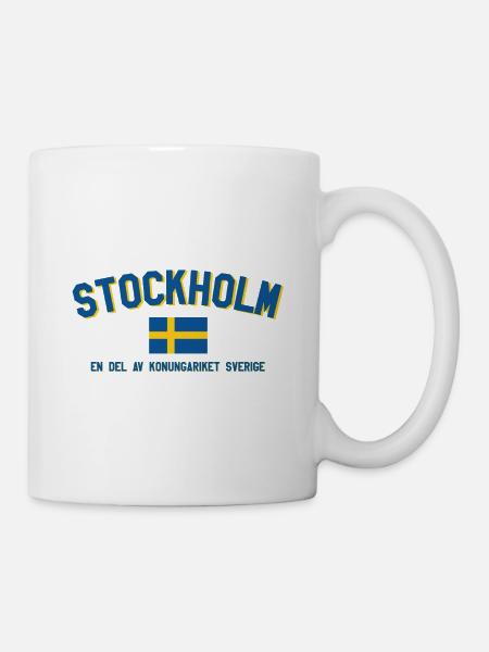 Stockholm, Schweden - Tasse - Weiß