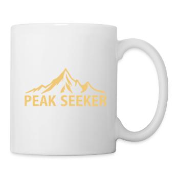Peak Seeker Berge Alpin - Tasse - Weiß - Rechts