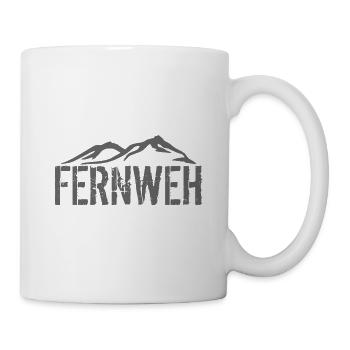 Fernweh Shirt Urlauber - Tasse - Weiß - Rechts