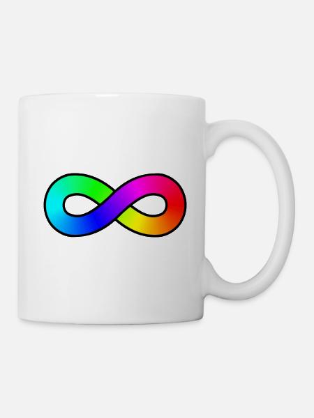 Autism Rainbow Infinity - Mug - white