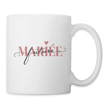 Future mariée design fun pour EVJ - Mug blanc - blanc - Droite