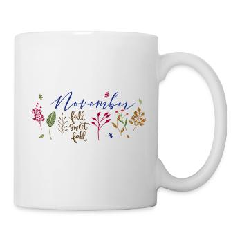Novembre Automne Magie - Mug blanc - blanc - Droite