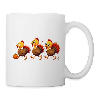 Thanksgiving Truthahn Baby - Tasse - Weiß - Rechts