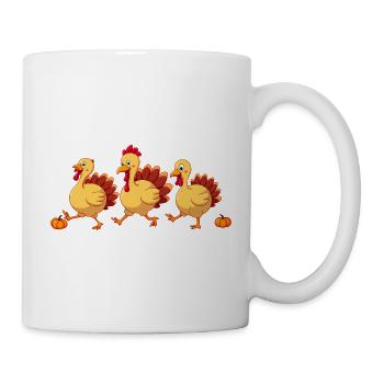 Thanksgiving Truthahn Baby - Tasse - Weiß - Rechts