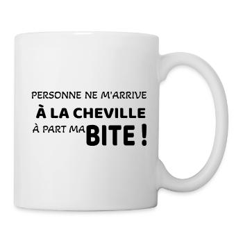 Personne ne m’arrive  - Mug blanc - blanc - Droite