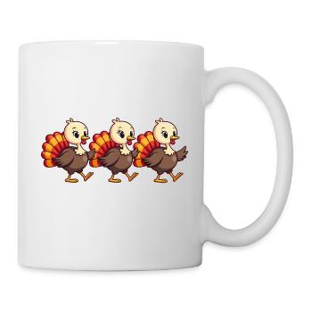 Thanksgiving Turkey Baby - Mug - white - Right