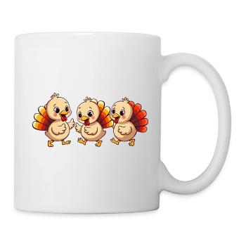 Thanksgiving Truthahn Baby - Tasse - Weiß - Rechts