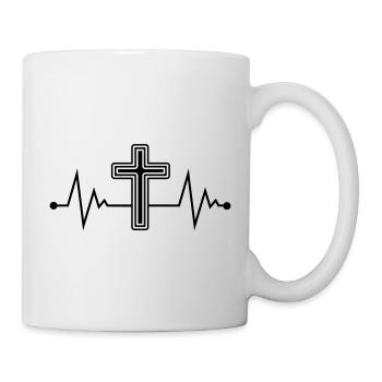 Cross symbol - Mug - white - Right