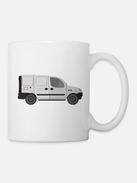Lieferwagen - Tasse - Weiß