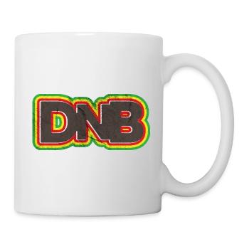 DnB Graffiti Junglist Grunge Logo - Mug - white - Right