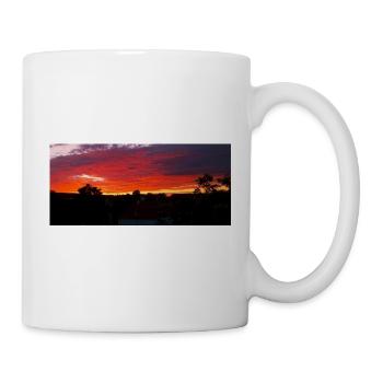 Sunset Silhouette Over City - Mug - white - Right