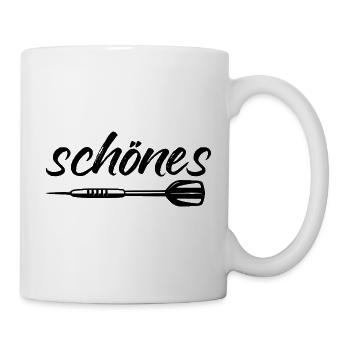Fléchettes, fléchettes, magnifiques - Mug blanc - blanc - Droite