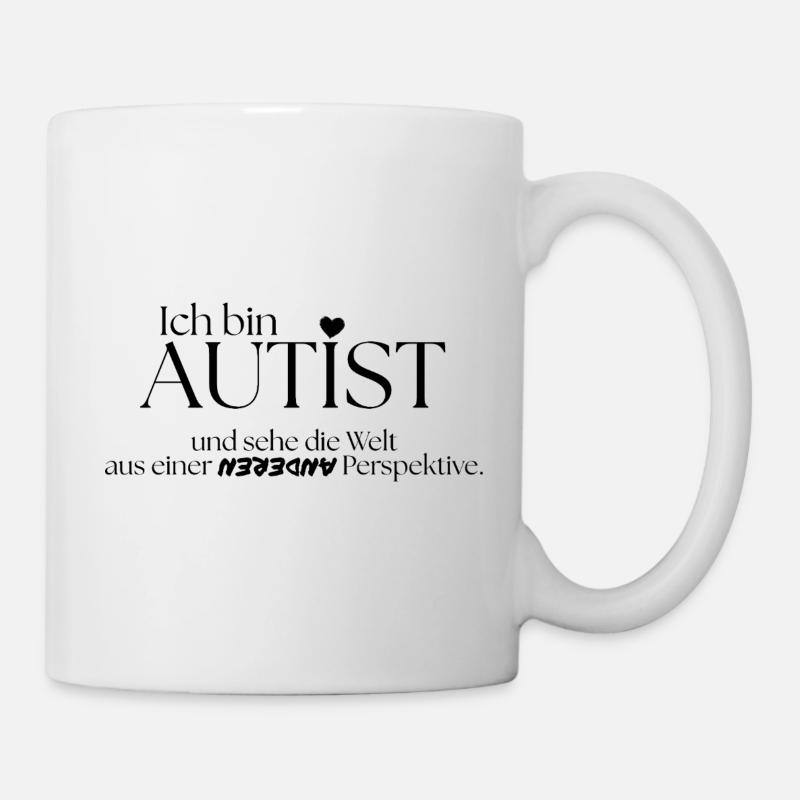 Ich bin Autist - Tasse - Weiß