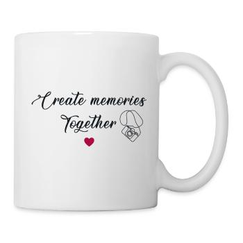 Gemeinsam Erinnerungen schaffen Gemeinsame Momente Familie - Tasse - Weiß - Rechts