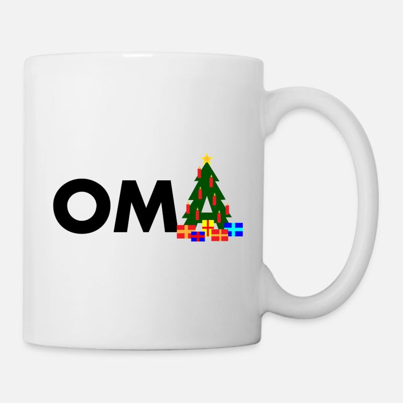 Grand-mère Sapin de Noël - Mug blanc - blanc