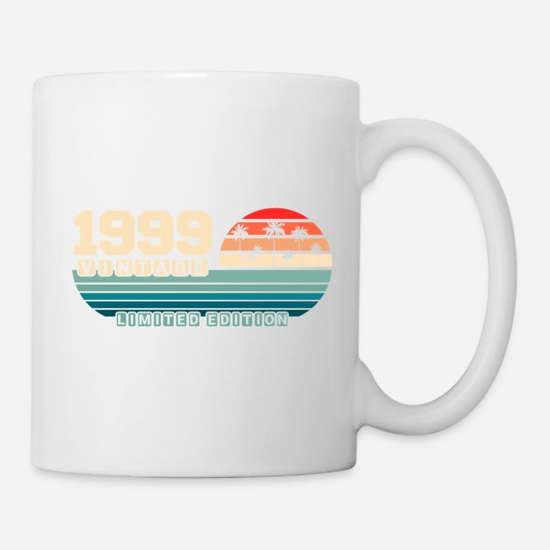 26th Birthday 1999 Vintage 1999 Retro Sunset - Mug - white