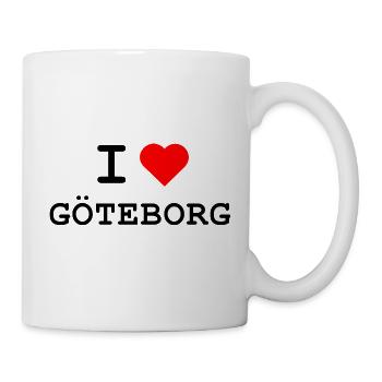 I love Göteborg - Tasse - Weiß - Rechts