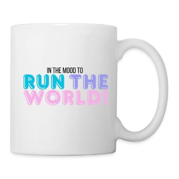 Je dirige le monde - Mug blanc - blanc - Droite