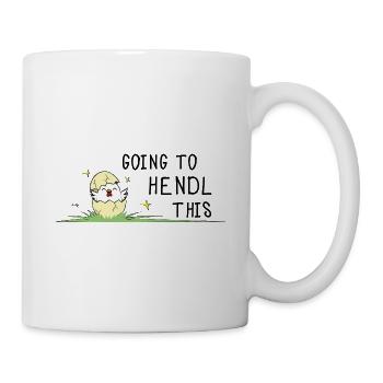 Going to Hendl This Pun Chick Chicken Egg Hen - Mug - white - Right