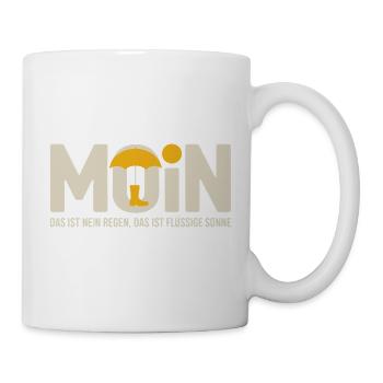 Motif solaire liquide Moonshade - Mug blanc - blanc - Droite