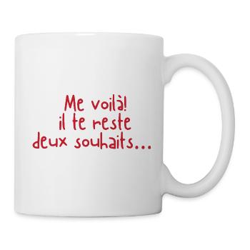 Here I am, you have two wishes left - humor - Mug - white - Right
