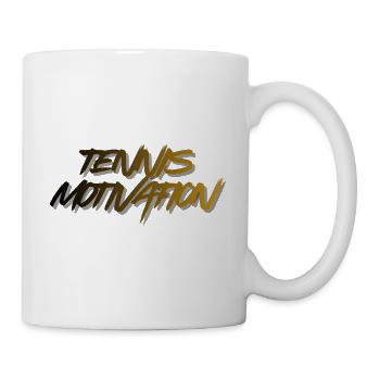 Motivation Tennis - Tasse - Weiß - Rechts