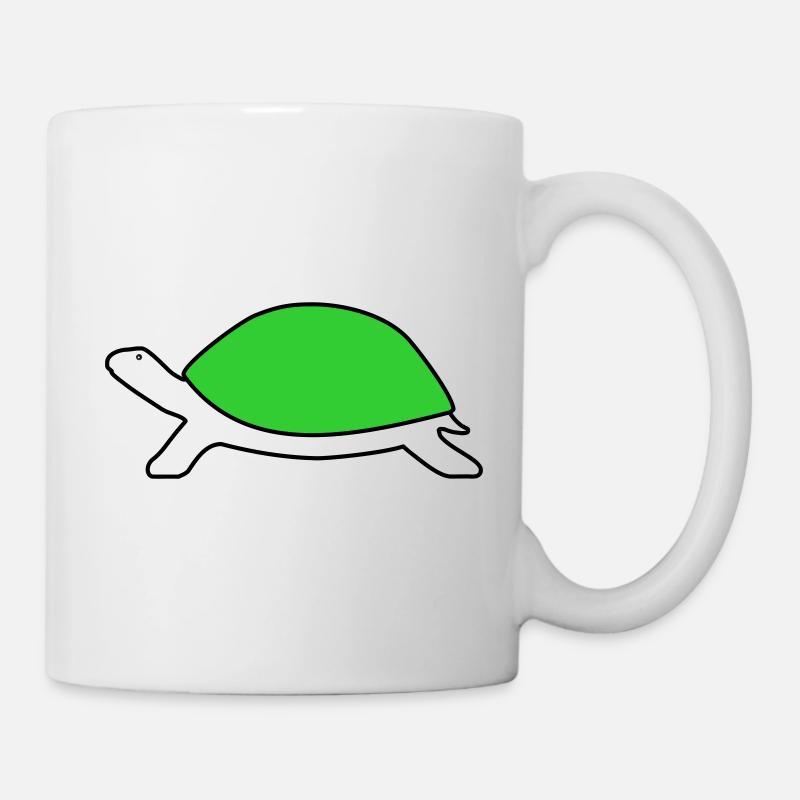 Schildkröte - Tasse - Weiß