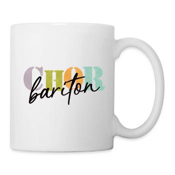 Chor Bariton - Tasse - Weiß - Rechts