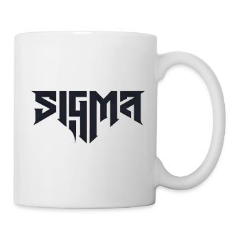 Sigma-Glyphen in schwieriger Typografie - Tasse - Weiß - Rechts