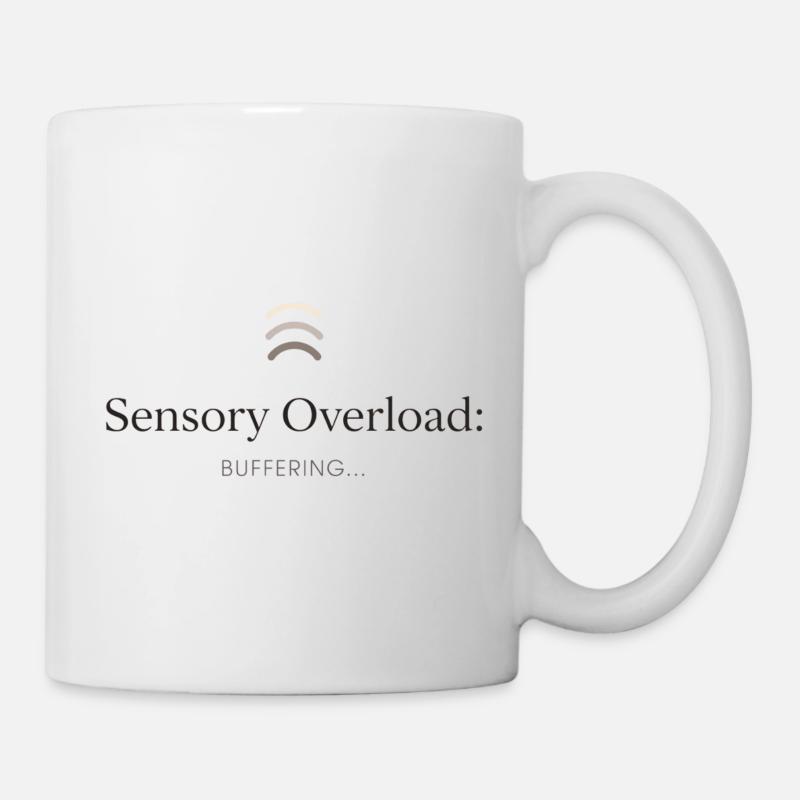 Surcharge sensorielle - Mug blanc - blanc