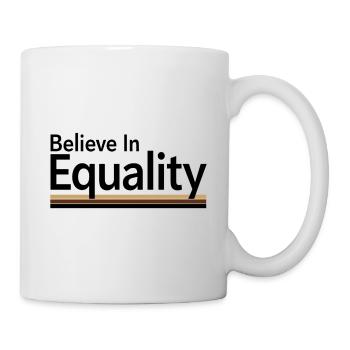 Déclaration de croyance en l’égalité Gleichberechtigung - Mug blanc - blanc - Droite