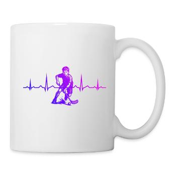 Conception vintage de floorball pour floorball - Mug blanc - blanc - Droite