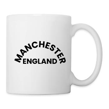 Emblème circulaire de Manchester England - Mug blanc - blanc - Droite
