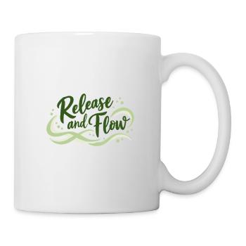 Release and Flow Loslassen und Energiefluss - Tasse - Weiß - Rechts