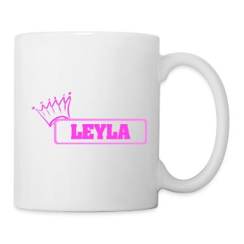 Geschenk für Leyla - Tasse - Weiß - Rechts