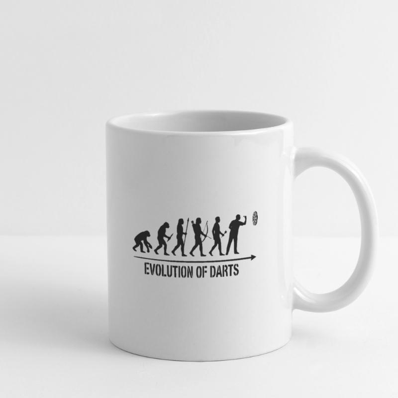 Sweat à capuche, chaussettes, mug et haut Darts Evolution Mug blanc