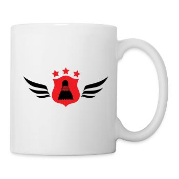 Badminton - Sport - Racket - Mug - white - Right