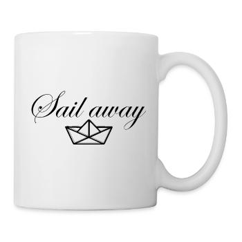 Sail Away Schiffchen - Tasse - Weiß - Rechts