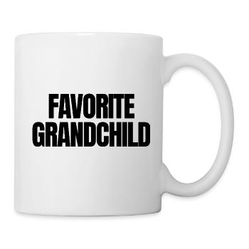 Petit-enfant préféré - Mug blanc - blanc - Droite