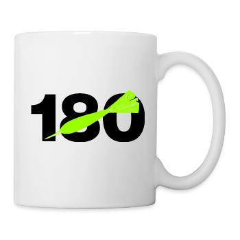 180 Triple 20 Perfection! ONEHUNDRETEIGHTY, Darts - Mug - white - Right