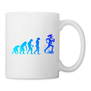 Direkte Running Aussage - Tasse - Weiß - Rechts