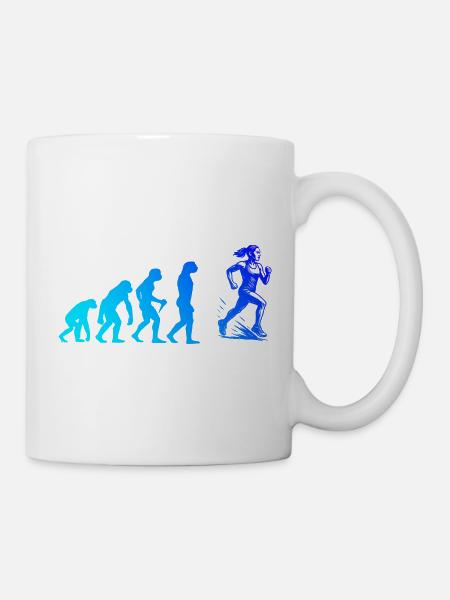 Direkte Running Aussage - Tasse - Weiß