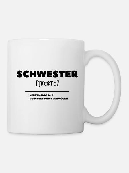 Sister Definition Pain in the Neck - Mug - white