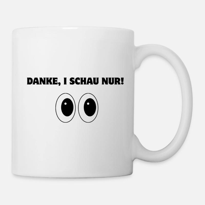 Merci, je regarde juste ! - Mug blanc - blanc